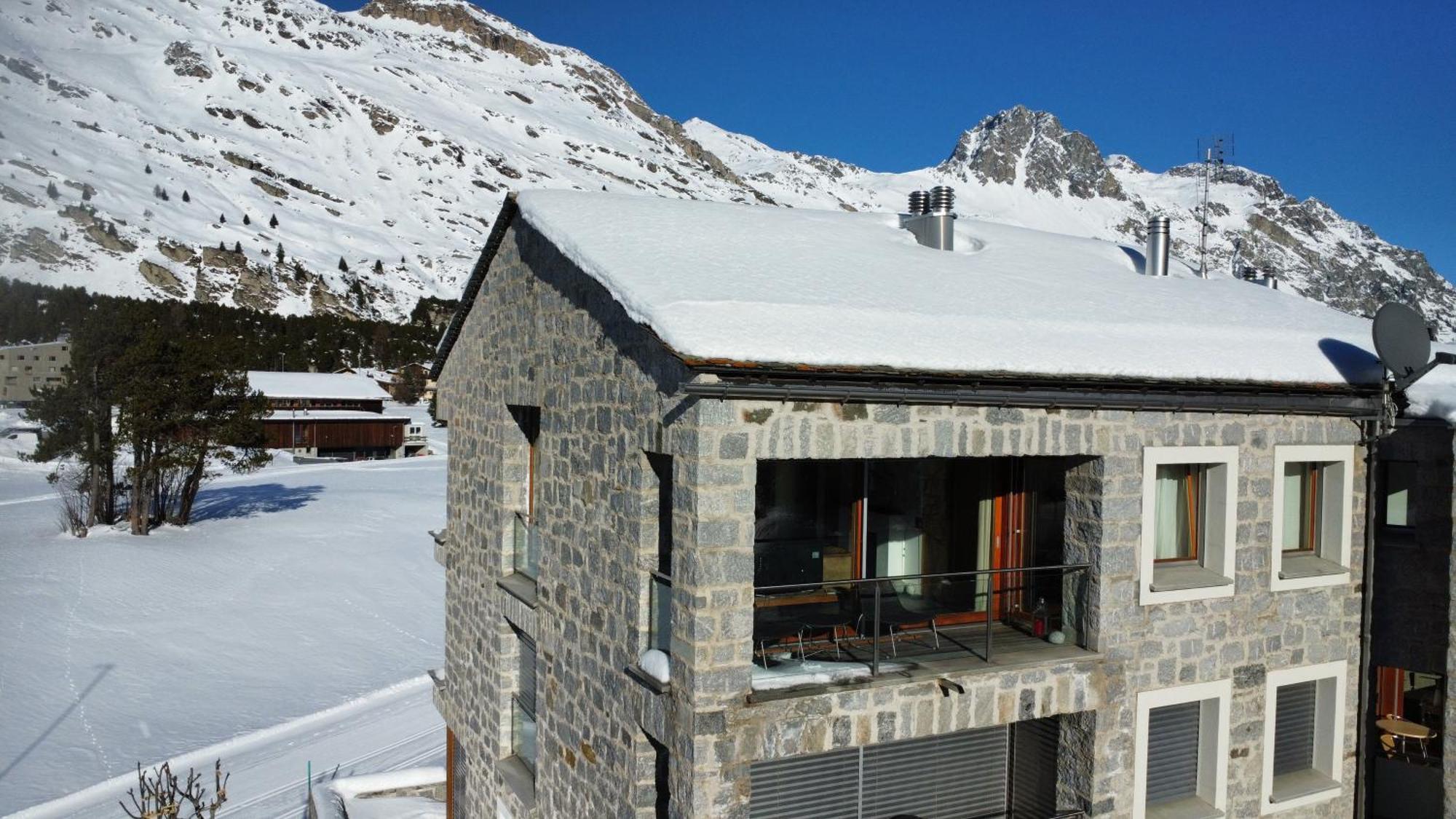 Chesa La Montanella - Ferienwohnung, Maloja Extérieur photo
